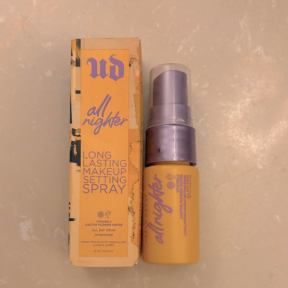 Urban decay all nighter makeup setting spray